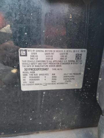 3GYFNCE30FS639457 - 2015 CADILLAC SRX PERFORMANCE COLLECTION Սև լուսանկար 12