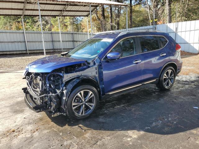 JN8AT2MT0HW153969 - 2017 NISSAN ROGUE S BLUE photo 1