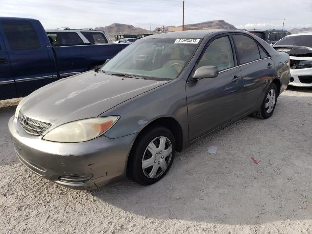 JTDBE32KX30156822 - 2003 TOYOTA CAMRY LE GRAY photo 1