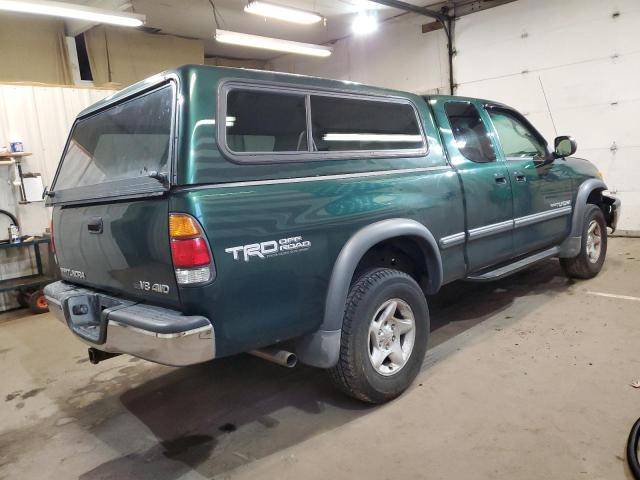 5TBBT44192S314264 - 2002 TOYOTA TUNDRA ACCESS CAB მწვანე ფოტო 3