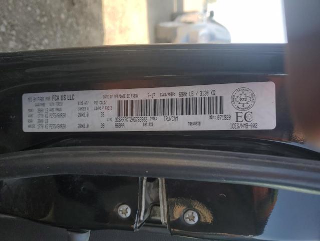 3C6RR7KT2HG783902 - 2017 RAM 1500 ST BLACK photo 12