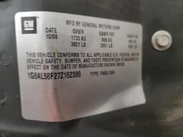 1G8AL58F27Z162388 - 2007 SATURN ION LEVEL 3 SILVER photo 13