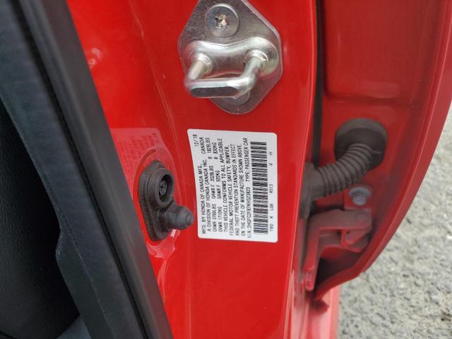 2HGFC2F87KH523820 - 2019 HONDA CIVIC SPORT Qırmızı foto 12