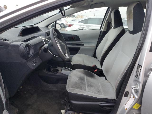 JTDKDTB38D1048710 - 2013 TOYOTA PRIUS C SILVER photo 7