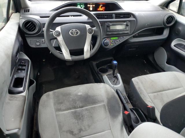 JTDKDTB38D1048710 - 2013 TOYOTA PRIUS C SILVER photo 8