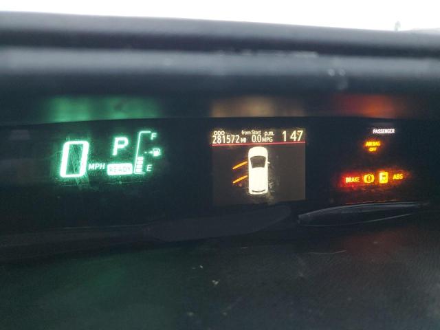 JTDKDTB38D1048710 - 2013 TOYOTA PRIUS C SILVER photo 9