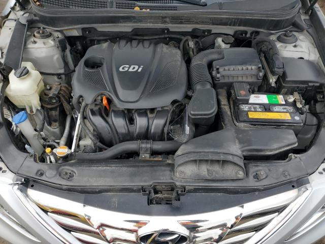 5NPEC4AC3CH474822 - 2012 HYUNDAI SONATA SE SILVER photo 11