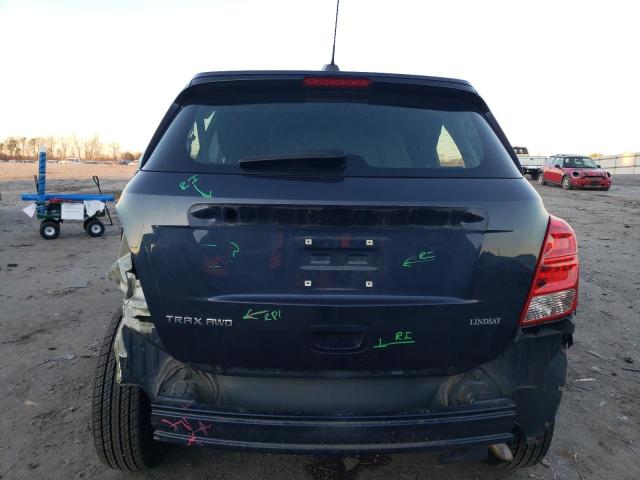 3GNCJNSB3JL207936 - 2018 CHEVROLET TRAX LS BLUE photo 6