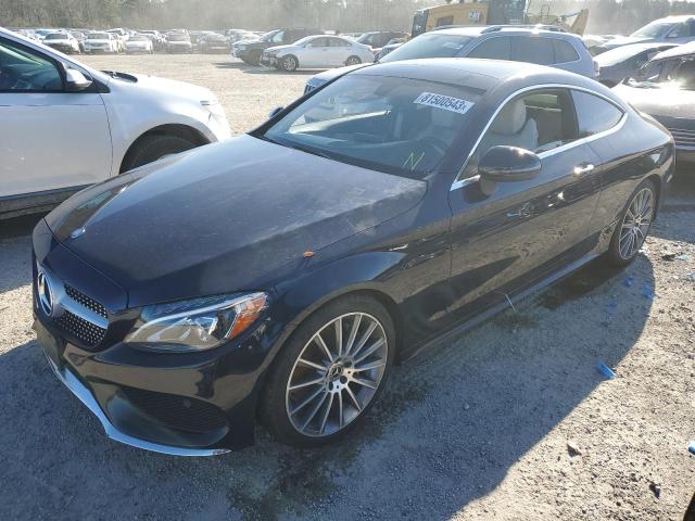 WDDWJ4JB5HF517890 - 2017 MERCEDES-BENZ C 300 BLUE photo 1