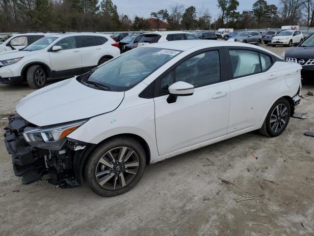 3N1CN8EV4ML864787 - 2021 NISSAN VERSA SV WHITE photo 1