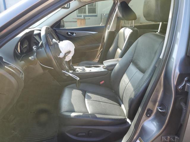 JN1BV7AR7FM413649 - 2015 INFINITI Q50 BASE 灰色 照片 7