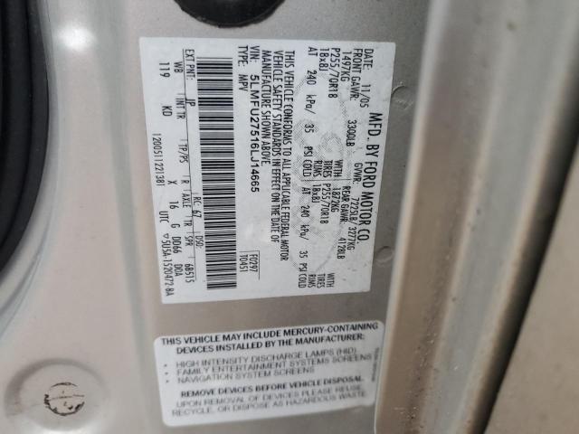 5LMFU27516LJ14665 - 2006 LINCOLN NAVIGATOR 银色 照片 13