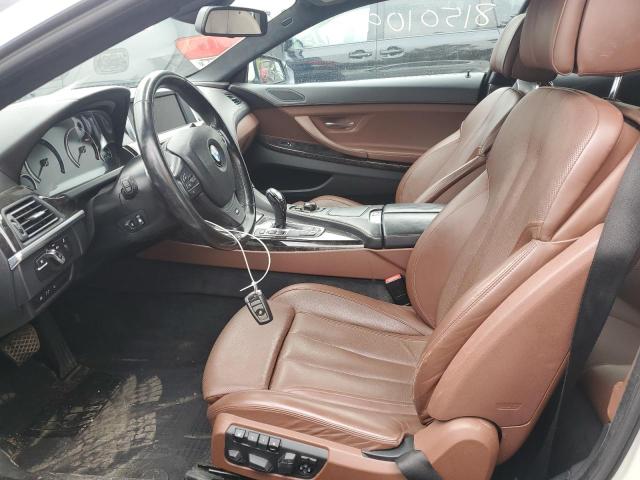 WBALX3C53CC528455 - 2012 BMW 650 I WHITE photo 7