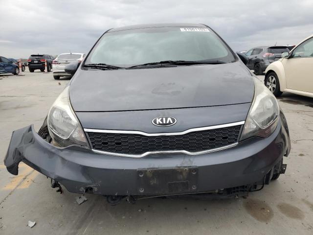 KNADN4A36G6626675 - 2016 KIA RIO EX GRAY photo 5