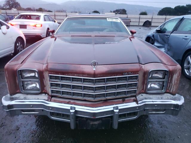 1H57L7Z437798 - 1977 CHEVROLET MONTE CARL ORANGE photo 5