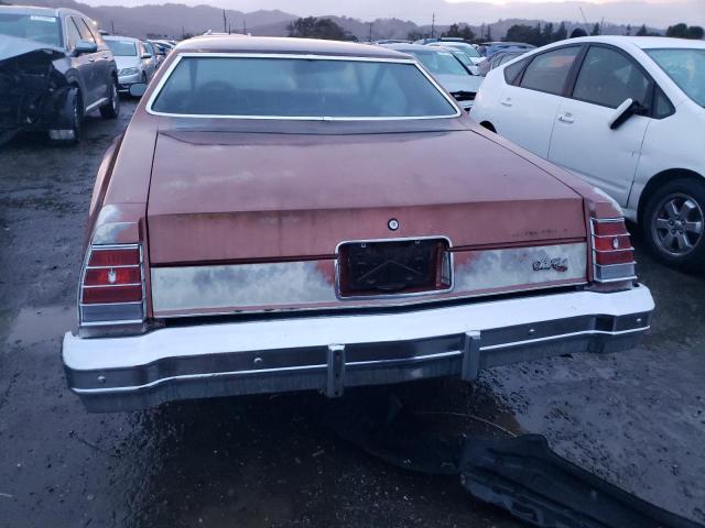 1H57L7Z437798 - 1977 CHEVROLET MONTE CARL ORANGE photo 6