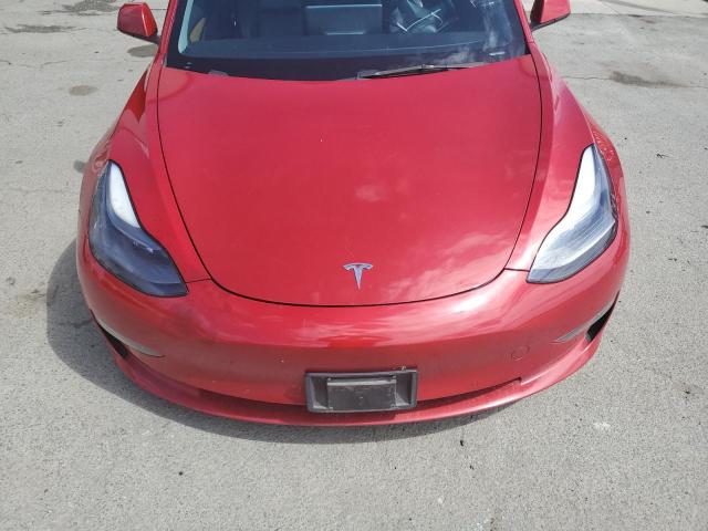 5YJ3E1EA0NF289167 - 2022 TESLA MODEL 3 红色 照片 11