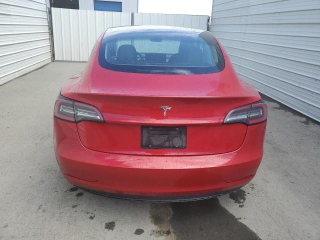 5YJ3E1EA0NF289167 - 2022 TESLA MODEL 3 红色 照片 6