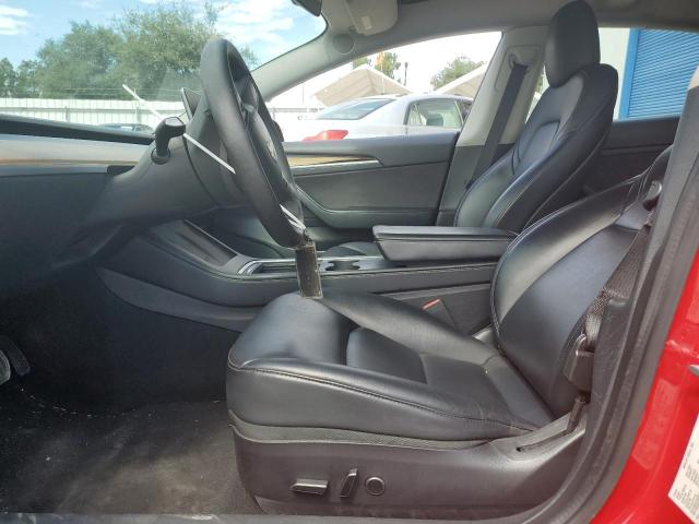 5YJ3E1EA0NF289167 - 2022 TESLA MODEL 3 红色 照片 7