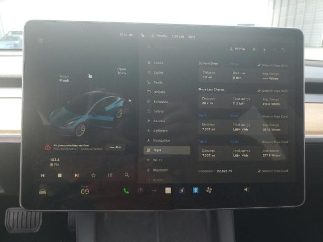 5YJ3E1EA0NF289167 - 2022 TESLA MODEL 3 红色 照片 9