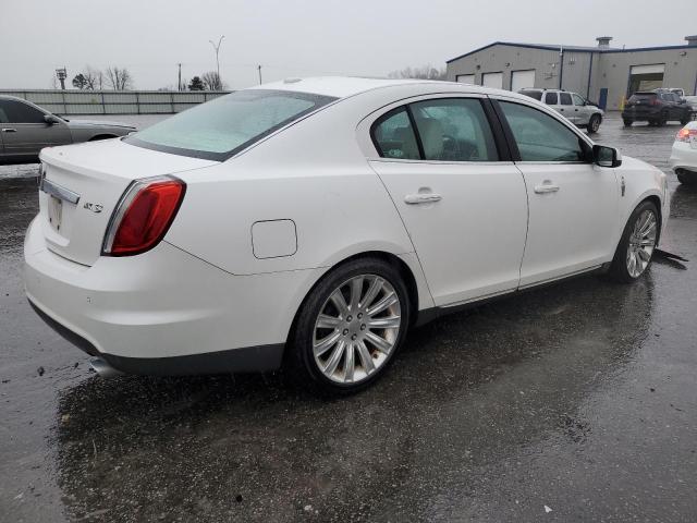 1LNHL9DRXCG807334 - 2012 LINCOLN MKS WHITE photo 3