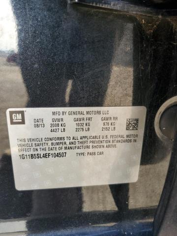 1G11B5SL4EF104507 - 2014 CHEVROLET MALIBU LS BLACK photo 13