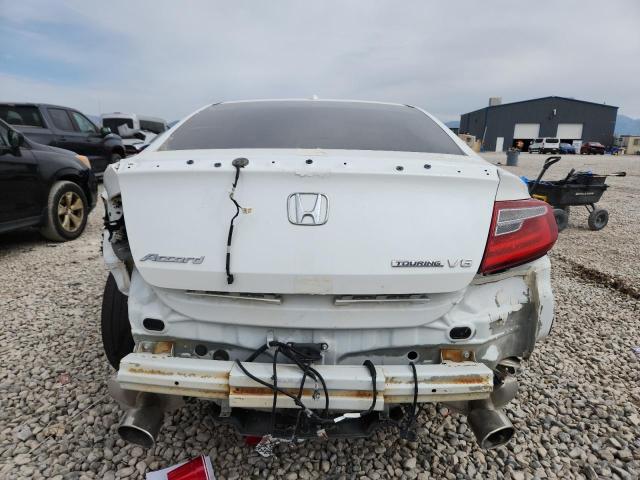 1HGCT2B08GA006647 - 2016 HONDA ACCORD TOURING WHITE photo 6