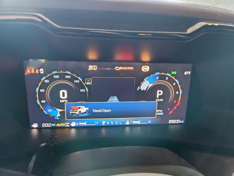 1GCPTDEKXR1214704 - 2024 CHEVROLET COLORADO Z71 GREEN photo 9