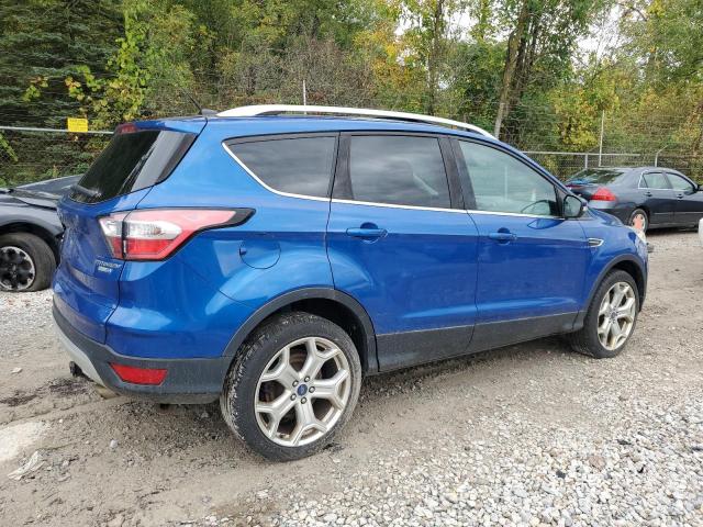 1FMCU9JD0HUC32699 - 2017 FORD ESCAPE TITANIUM ლურჯი ფოტო 3