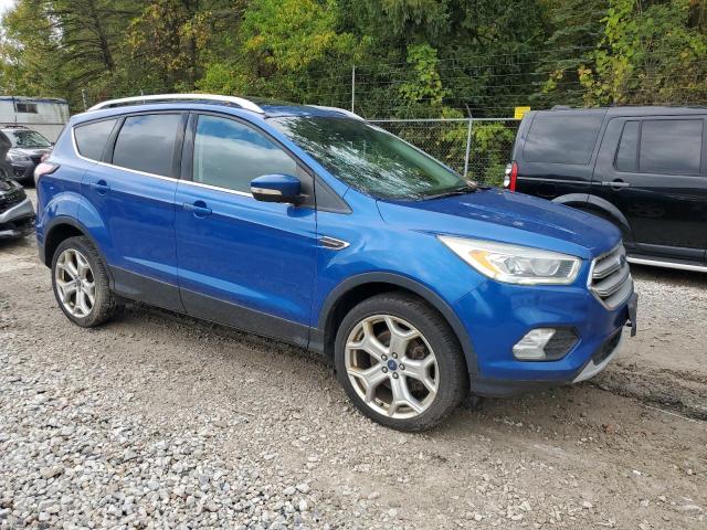 1FMCU9JD0HUC32699 - 2017 FORD ESCAPE TITANIUM ლურჯი ფოტო 4