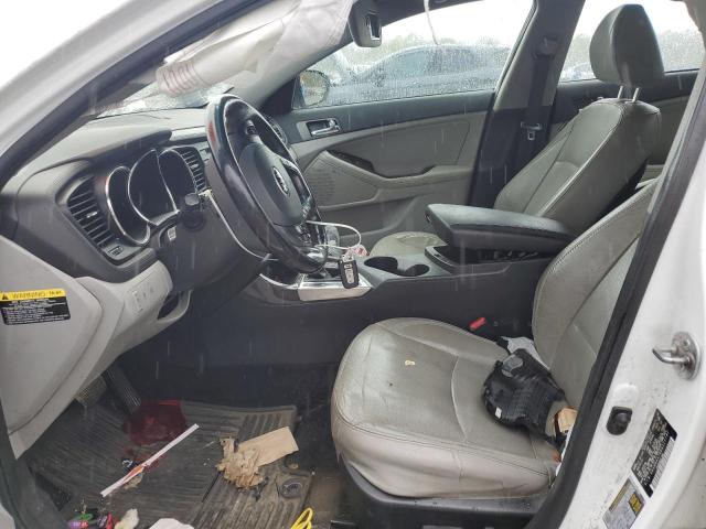 5XXGN4A76DG120182 - 2013 KIA OPTIMA EX WHITE photo 7