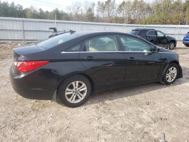 5NPEB4ACXDH660703 - 2013 HYUNDAI SONATA GLS BLACK photo 3