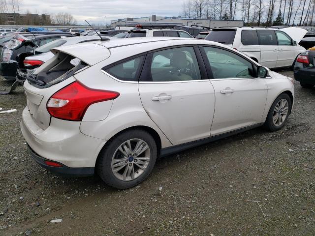 1FAHP3M24CL155624 - 2012 FORD FOCUS SEL WHITE photo 3