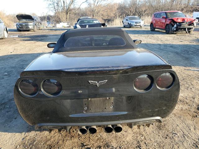 1G1YY36U775110153 - 2007 CHEVROLET CORVETTE BLACK photo 6