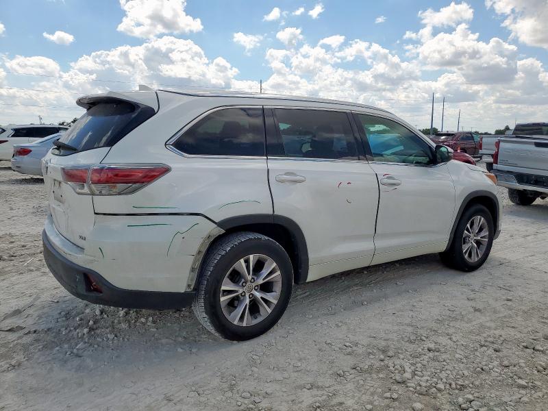 5TDKKRFH2FS113202 - 2015 TOYOTA HIGHLANDER XLE 白色 照片 3