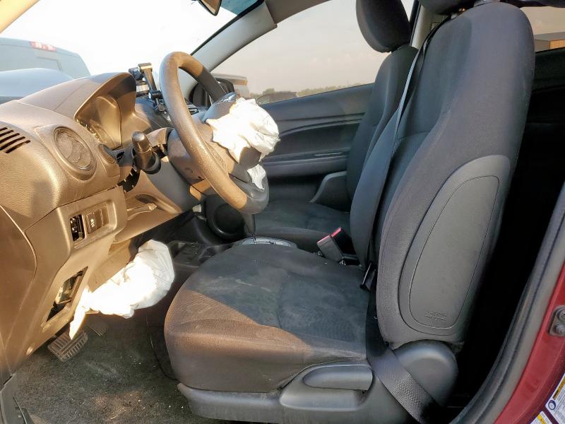 ML32F3FJ7KHF18917 - 2019 MITSUBISHI MIRAGE G4 ES ბურგუნდია ფოტო 7