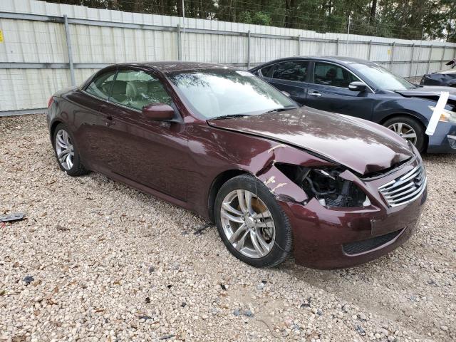 JN1CV6FE9AM352947 - 2010 INFINITI G37 BASE MAROON photo 4