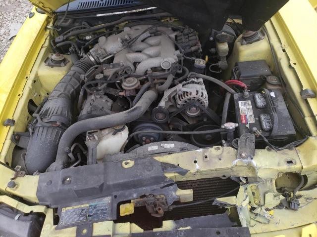 1FAFP44453F362715 - 2003 FORD MUSTANG YELLOW photo 11