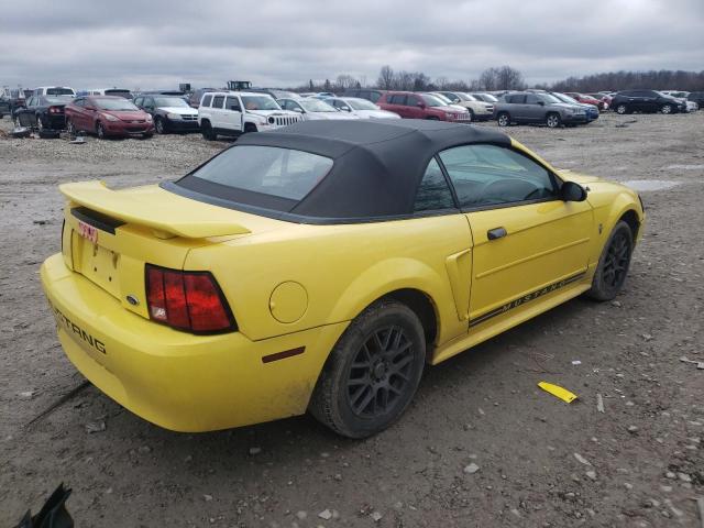 1FAFP44453F362715 - 2003 FORD MUSTANG YELLOW photo 3