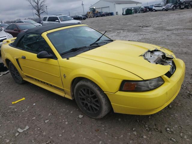 1FAFP44453F362715 - 2003 FORD MUSTANG YELLOW photo 4