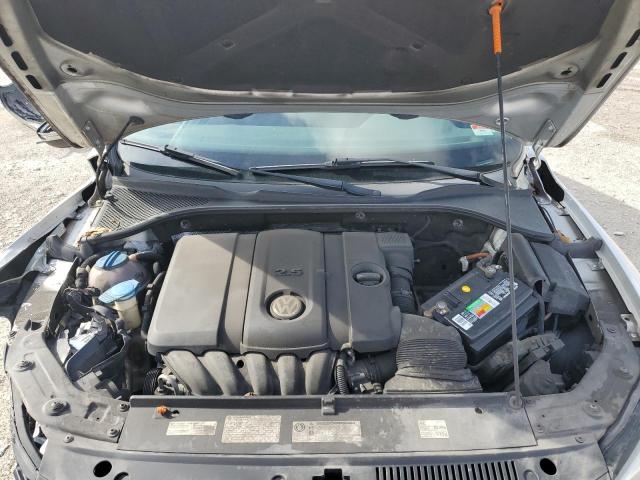 1VWAH7A36CC088728 - 2012 VOLKSWAGEN PASSAT S Արծաթագույն լուսանկար 11