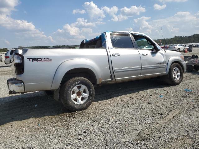 5TBDT44196S548659 - 2006 TOYOTA TUNDRA DOUBLE CAB SR5 SILVER photo 3