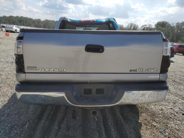 5TBDT44196S548659 - 2006 TOYOTA TUNDRA DOUBLE CAB SR5 SILVER photo 6