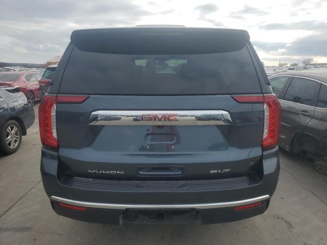 1GKS1GKD6MR368185 - 2021 GMC YUKON XL C1500 SLT BLUE photo 6