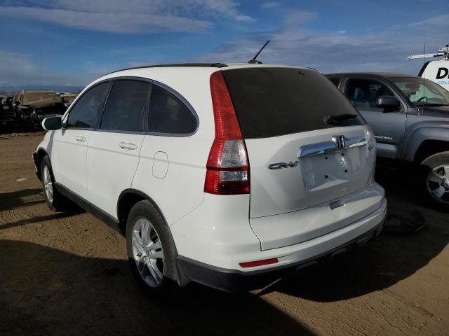 5J6RE4H70AL096899 - 2010 HONDA CR-V EXL WHITE photo 2