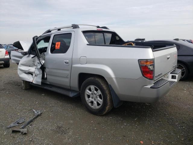 2HJYK16556H500564 - 2006 HONDA RIDGELINE RTL SILVER photo 2