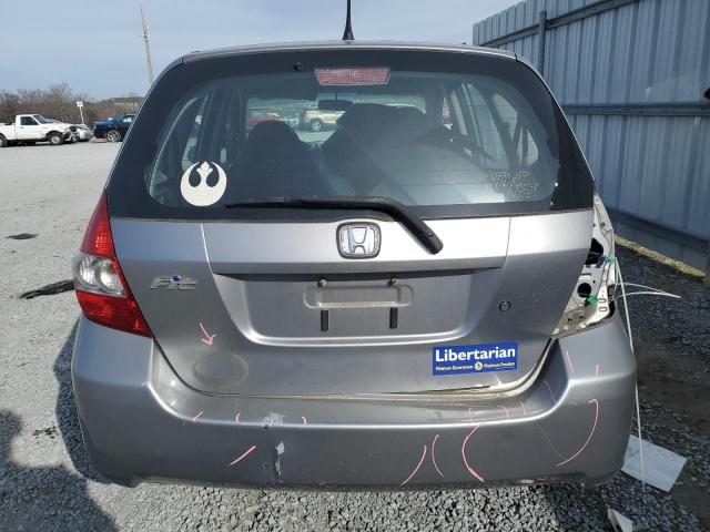 JHMGD37408S068889 - 2008 HONDA FIT SILVER photo 6