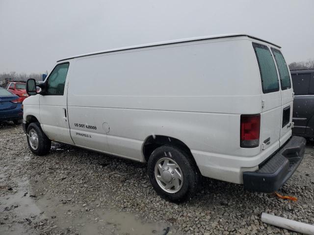 1FTNE1EWXBDA00349 - 2011 FORD ECONOLINE E150 VAN WHITE photo 2