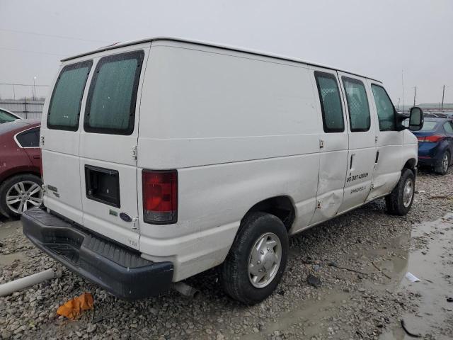 1FTNE1EWXBDA00349 - 2011 FORD ECONOLINE E150 VAN WHITE photo 3