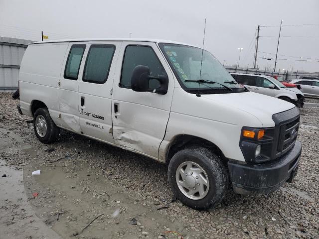 1FTNE1EWXBDA00349 - 2011 FORD ECONOLINE E150 VAN WHITE photo 4